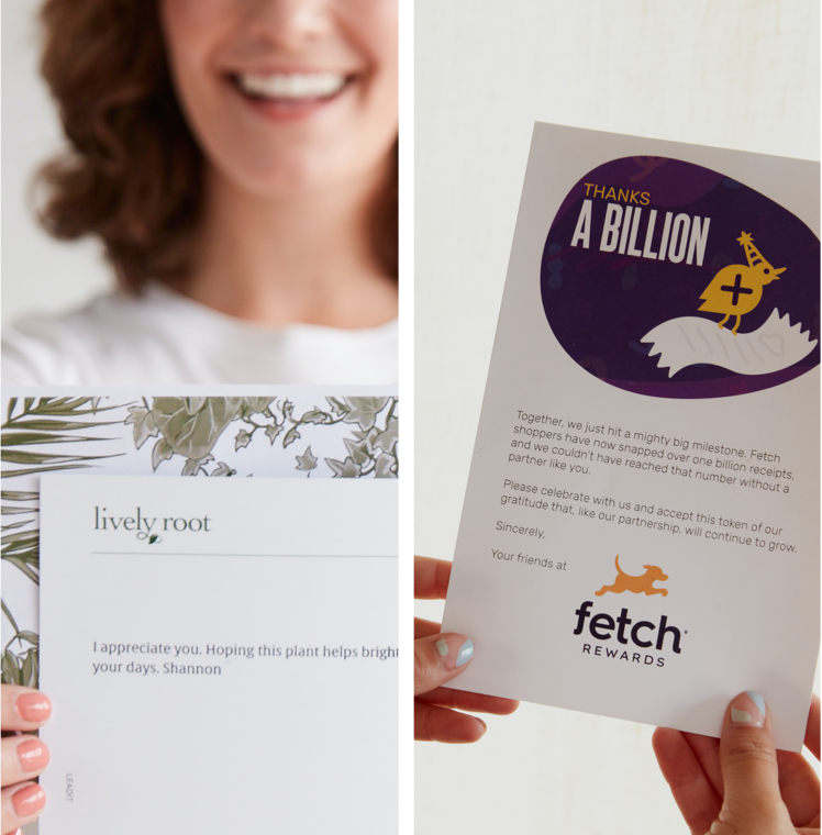 Personalized gift and message cards