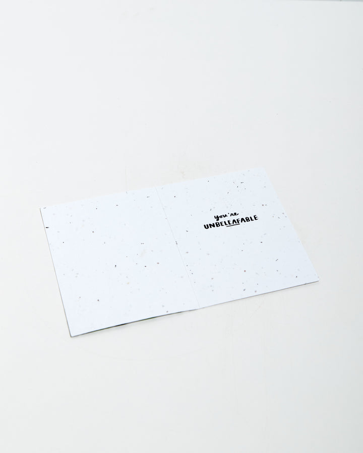 Seed Paper Greeting Card