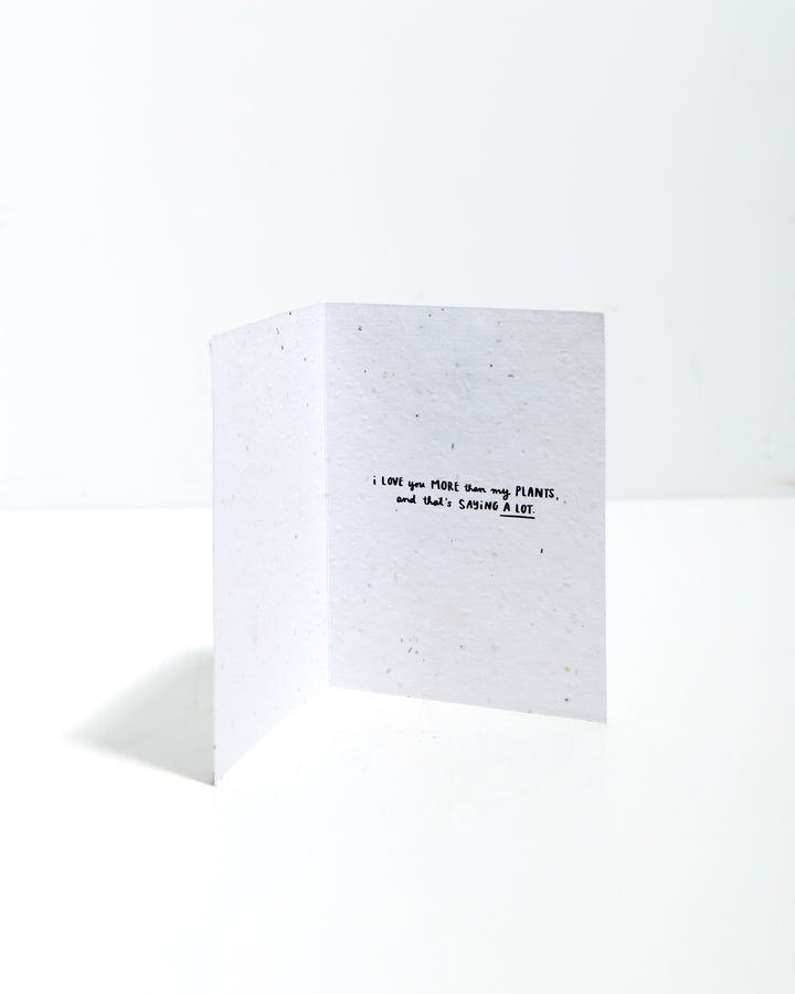 Seed Paper Greeting Card