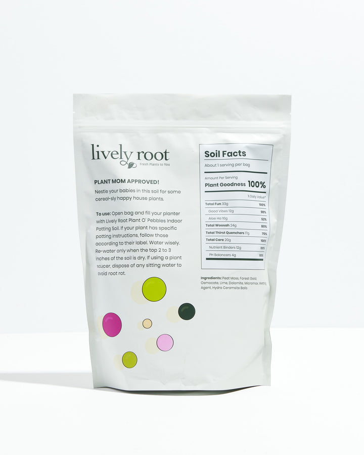 Lively Root Plant O' Pebbles Potting Soil