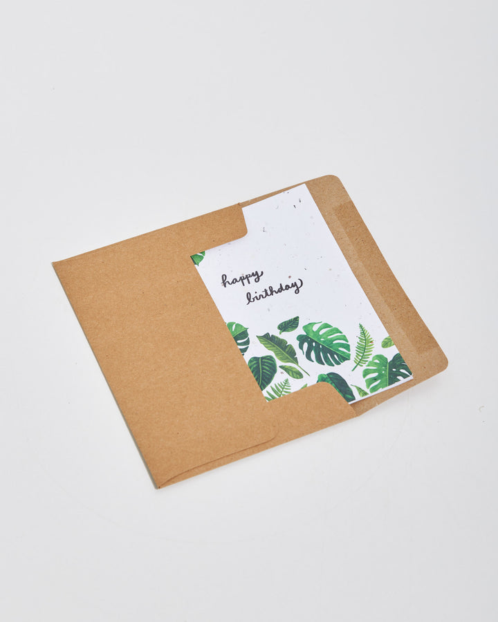 Seed Paper Greeting Card